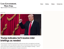 Tablet Screenshot of lessgovmorefun.com